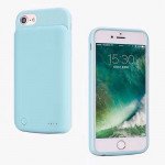 Wholesale iPhone 8 Plus / 7 Plus / 6s Plus / 6 Plus Portable Power Charging TPU Full Case 5000 mAh (Green)